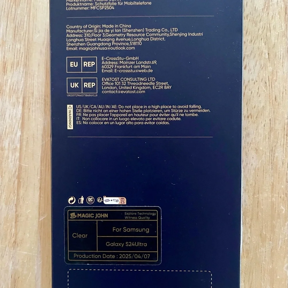 Magic John InstaGuard+ Screen Protector